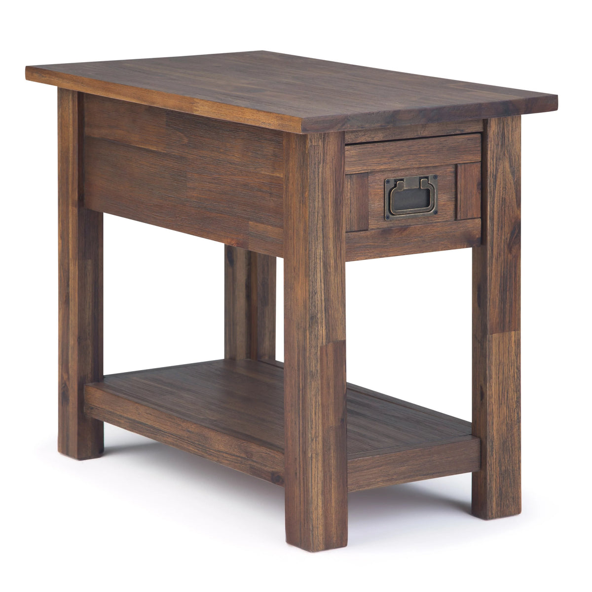 14 inch Wide Rustic Narrow Side Table J342