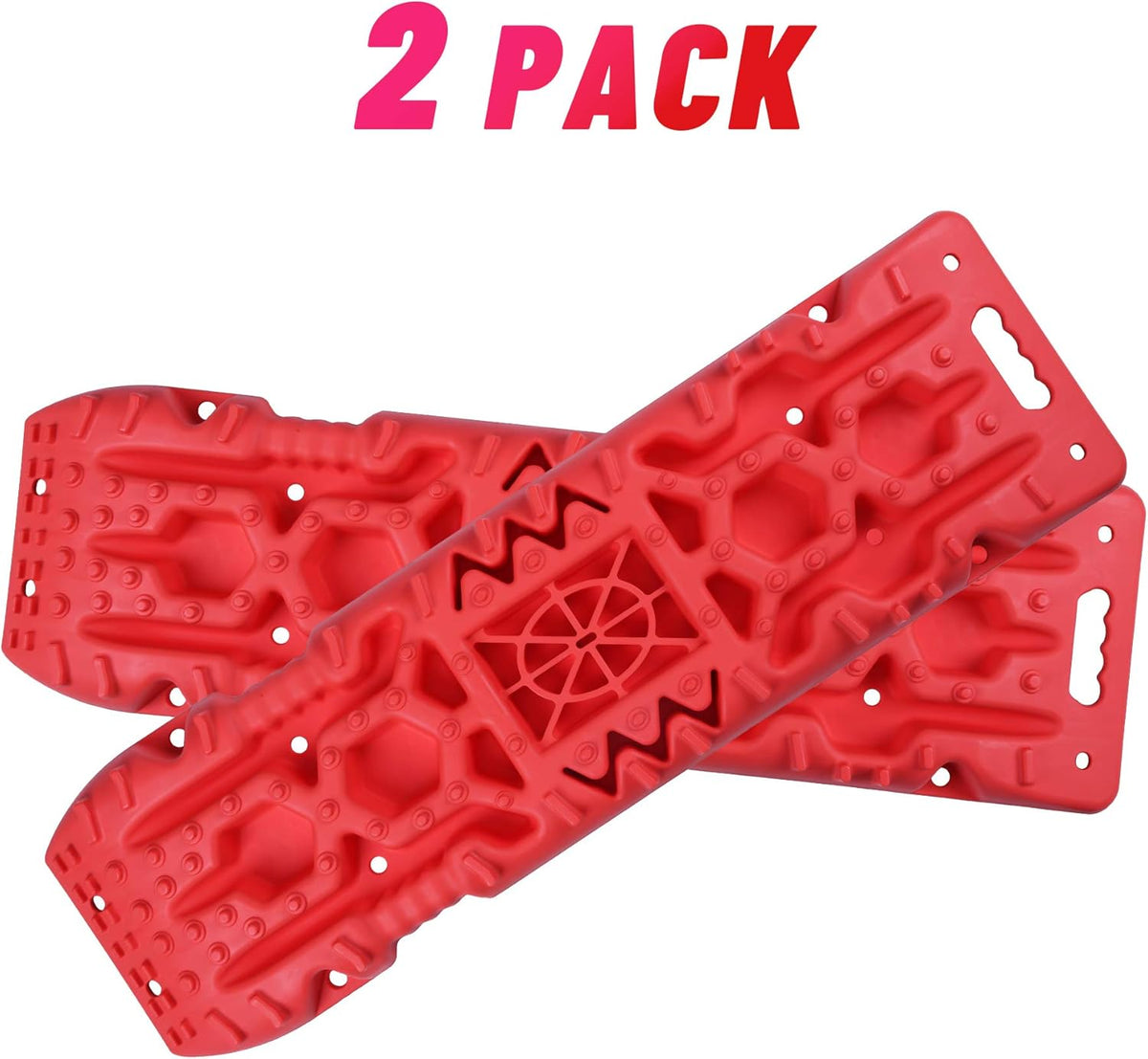 Blue 10Tons Traction Boards Set of 2, 43” x 12.5” x 2.5” Q819954