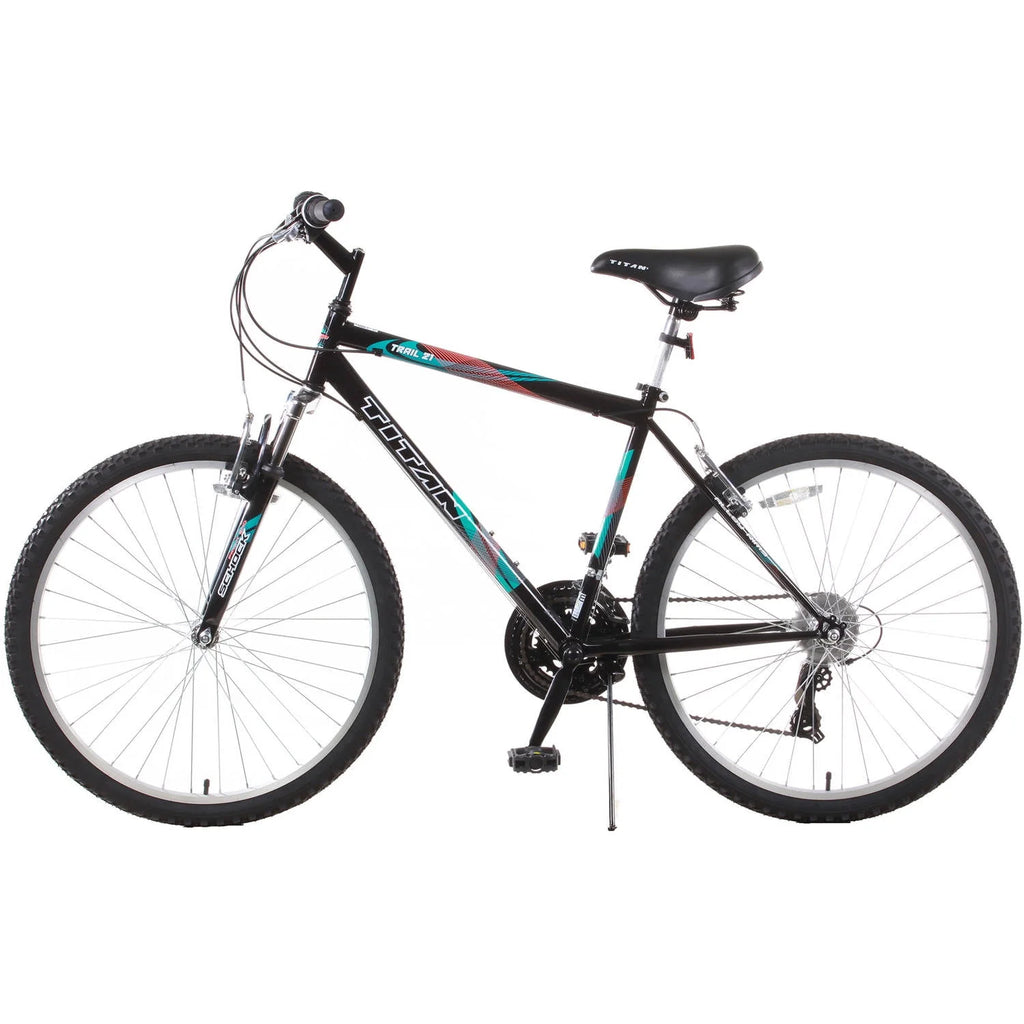 Black 21-Speed Suspension Mountain Bike T3022