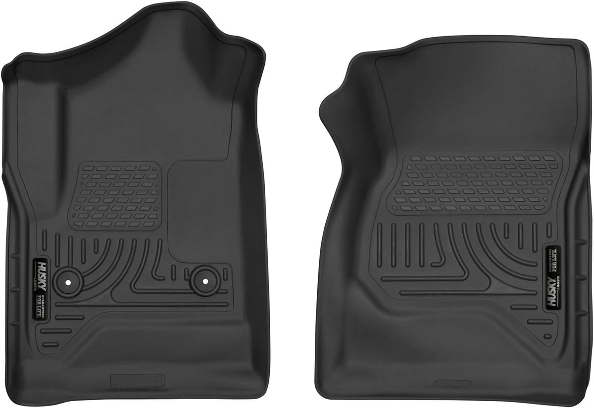 Black Front Floor Liners 2 Pcs Z375