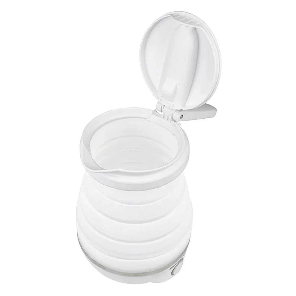 White 0.8L Collapsible Travel Kettle Q4678