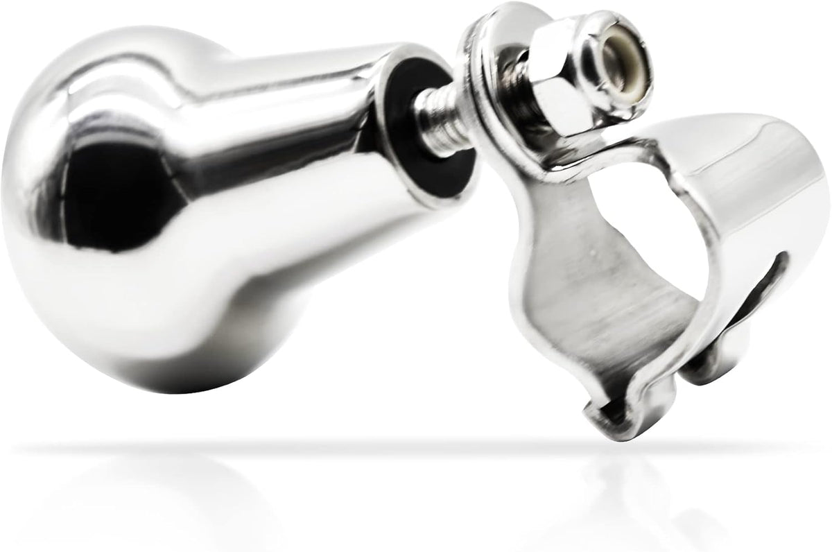 316 Stainless Steel Mirror Polished Sport Boat Steering Wheel Spinning Knob A688009