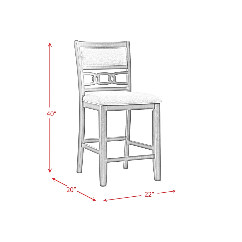 Gray Counter Height Side Chair Set O863318