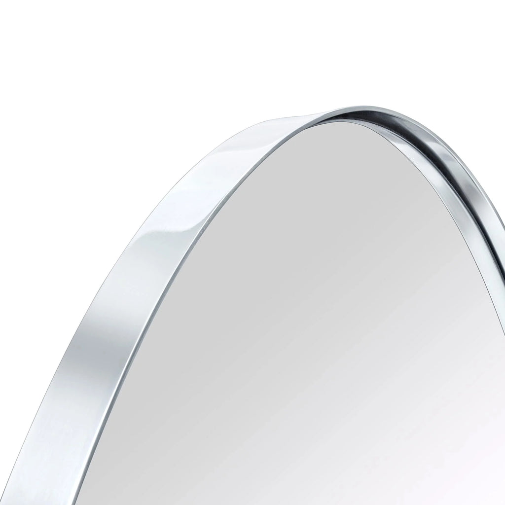 Chrome Arched Recessed Medicine Cabinet with Mirror 16x28.3'' Y617