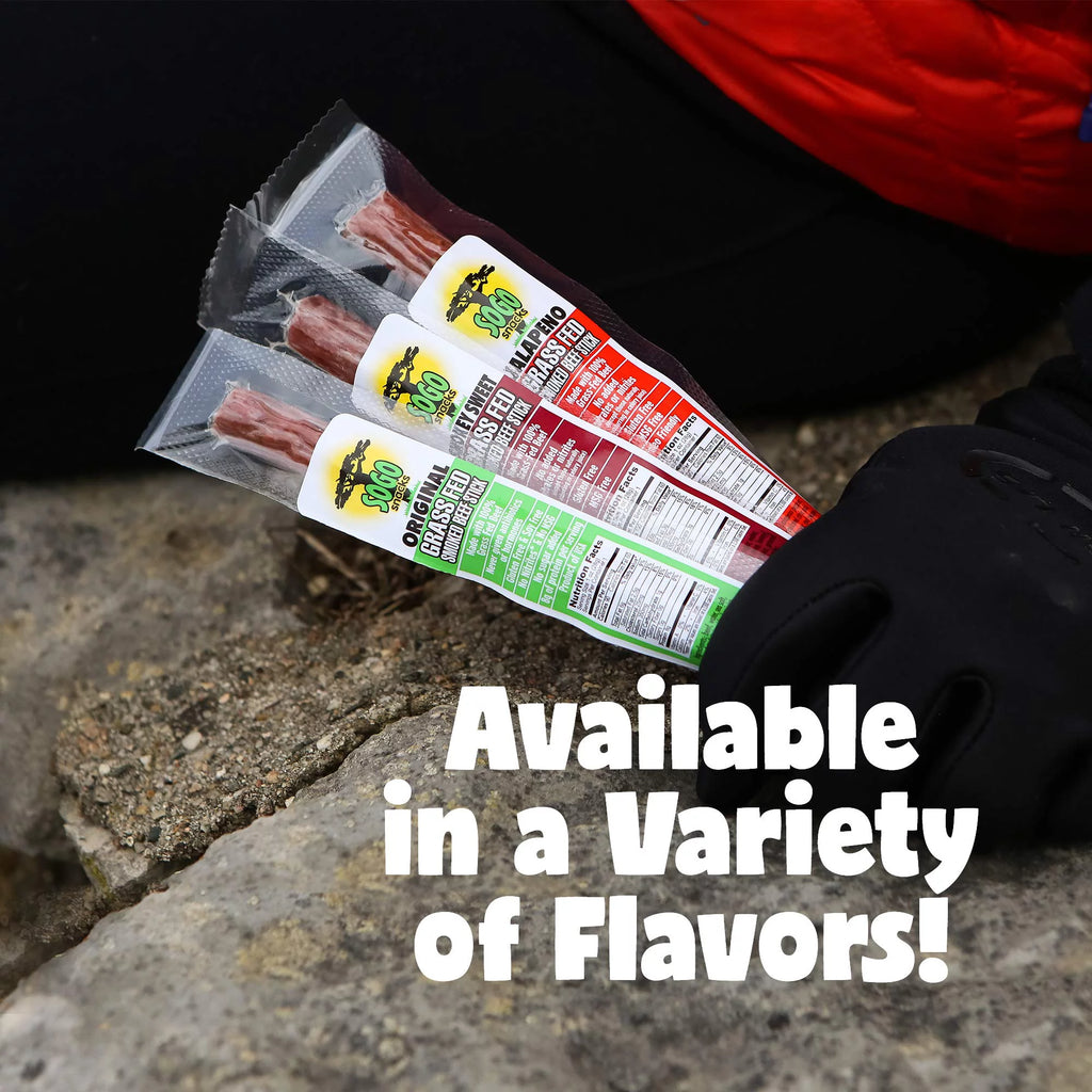 Smoked Grass-fed Beef Sticks 1-oz 72 Ct J69072