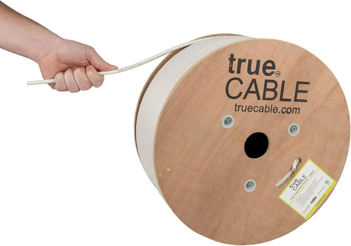 1000ft Blue 23AWG 4 Pair Solid Bare Copper Bulk Ethernet Cable G57607