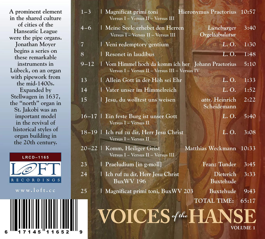 Voices of the Hanse 1 CD T68261