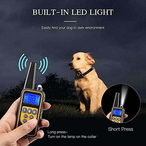 Waterproof Rechargeable Dog Shock Collar with Remote N932