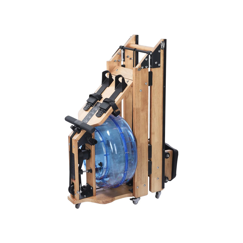Water Rowing Machine with LED Display Foldable D419