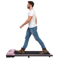 Under Desk Treadmill, 1.0 HP Portable Walking Treadmill T671