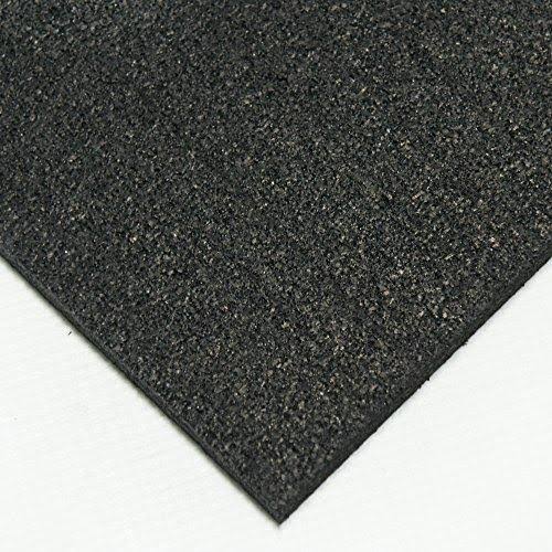 Recycled Rubber 60A Black 5mm x 48 in W x 216 in M22346