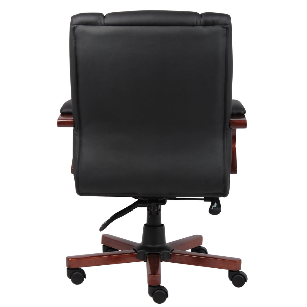 Cherry Mid Back Executive Wood Chair M8559
