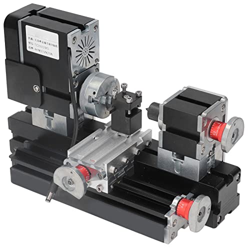 12VDC 60W 12000RPM Micro Lathe Machine with Drill Chuck Y89982