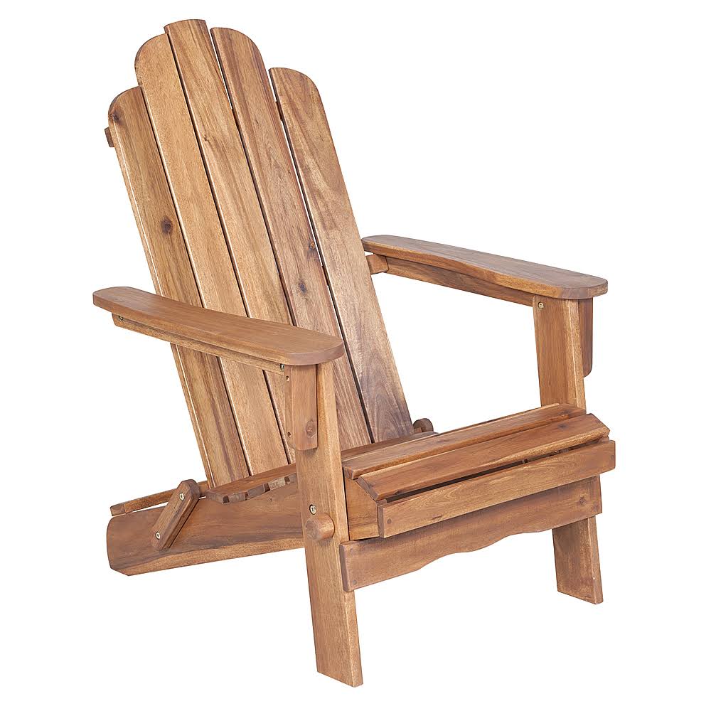Brown Acacia Wood Adirondack Chair V185
