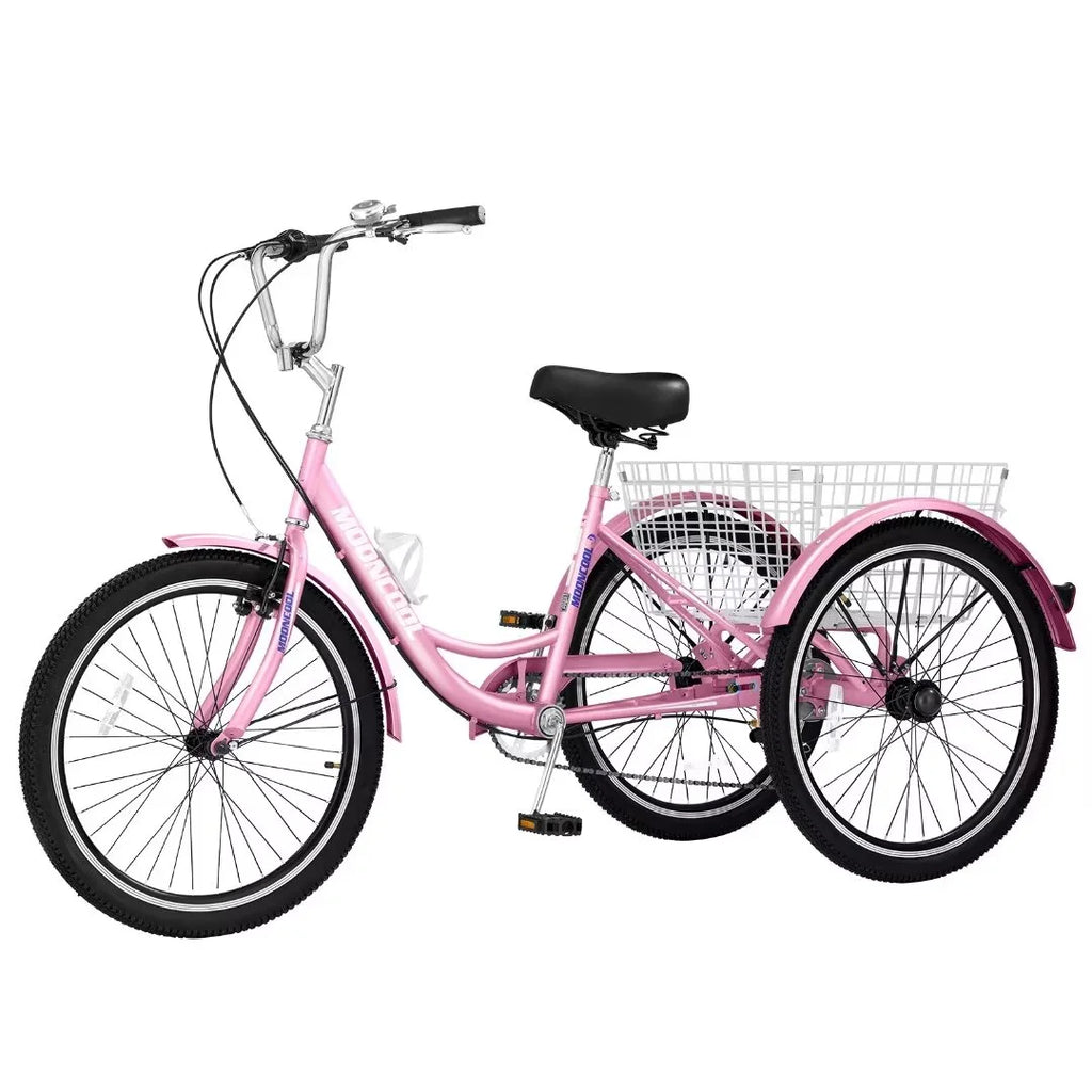 26 7 Speed Adult Tricycle with Large Basket U7389