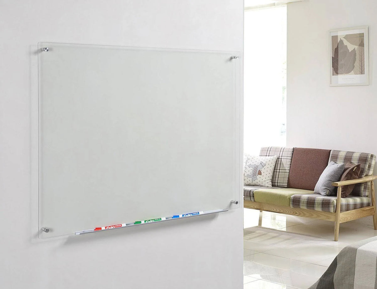 White Wall Mounted Glass Board P5113