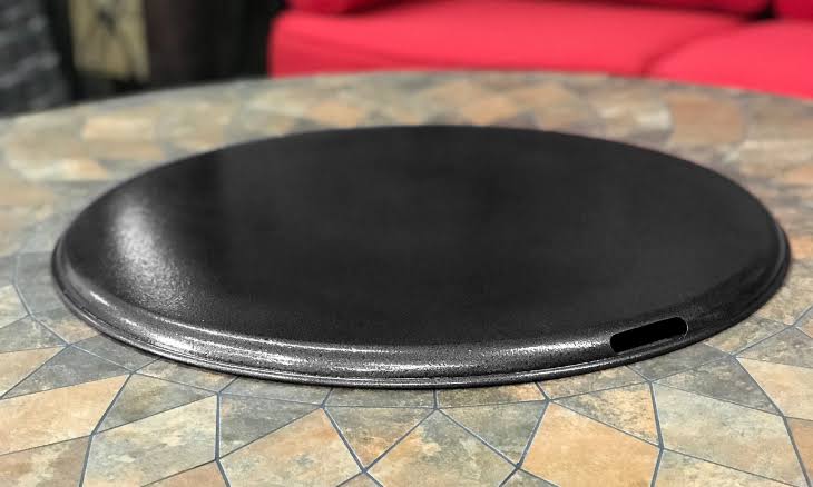 Black Metal Lid Cover for Fire Pit Q613832