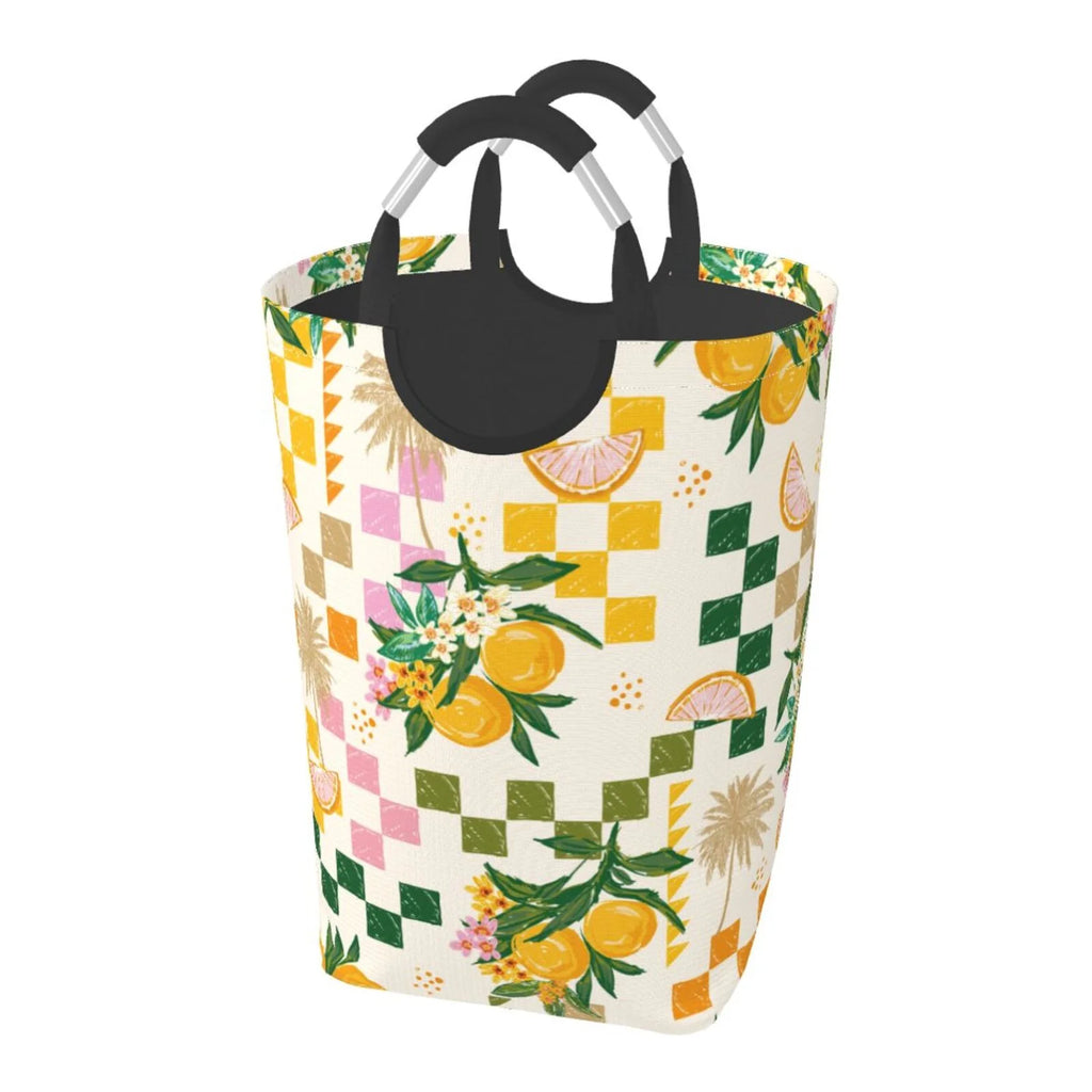 Large Canvas Fabric Laundry Hamper I62038