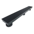 24 in. Matte Black Linear Shower Drain G875