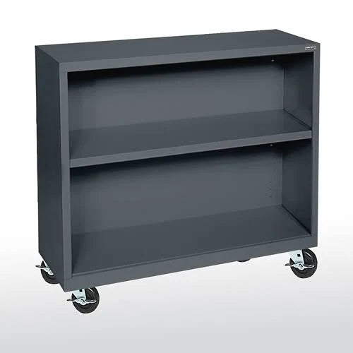 Charcoal Welded Mobile Bookcase A49624