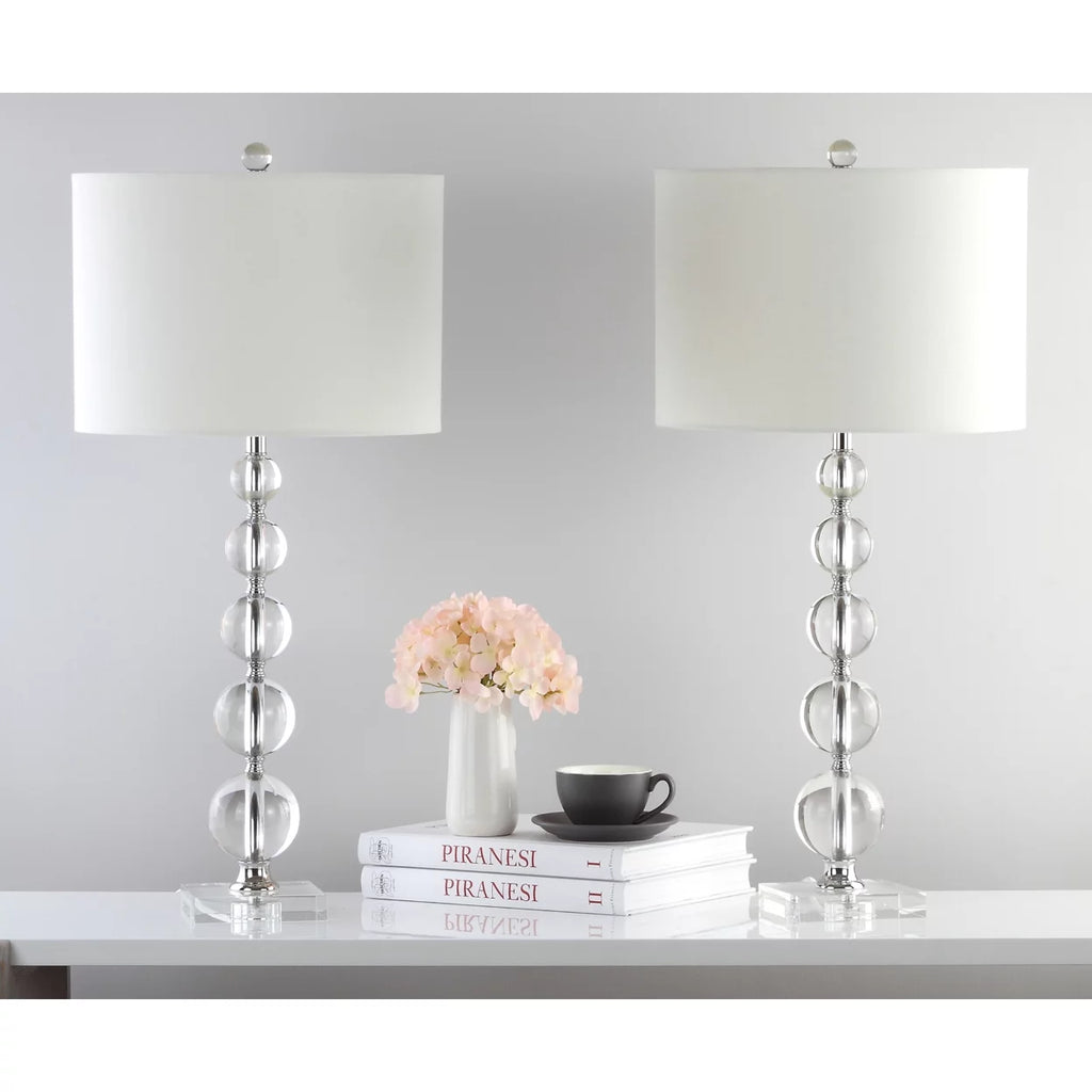 Clear Set of 2 Table Lamp Y596611