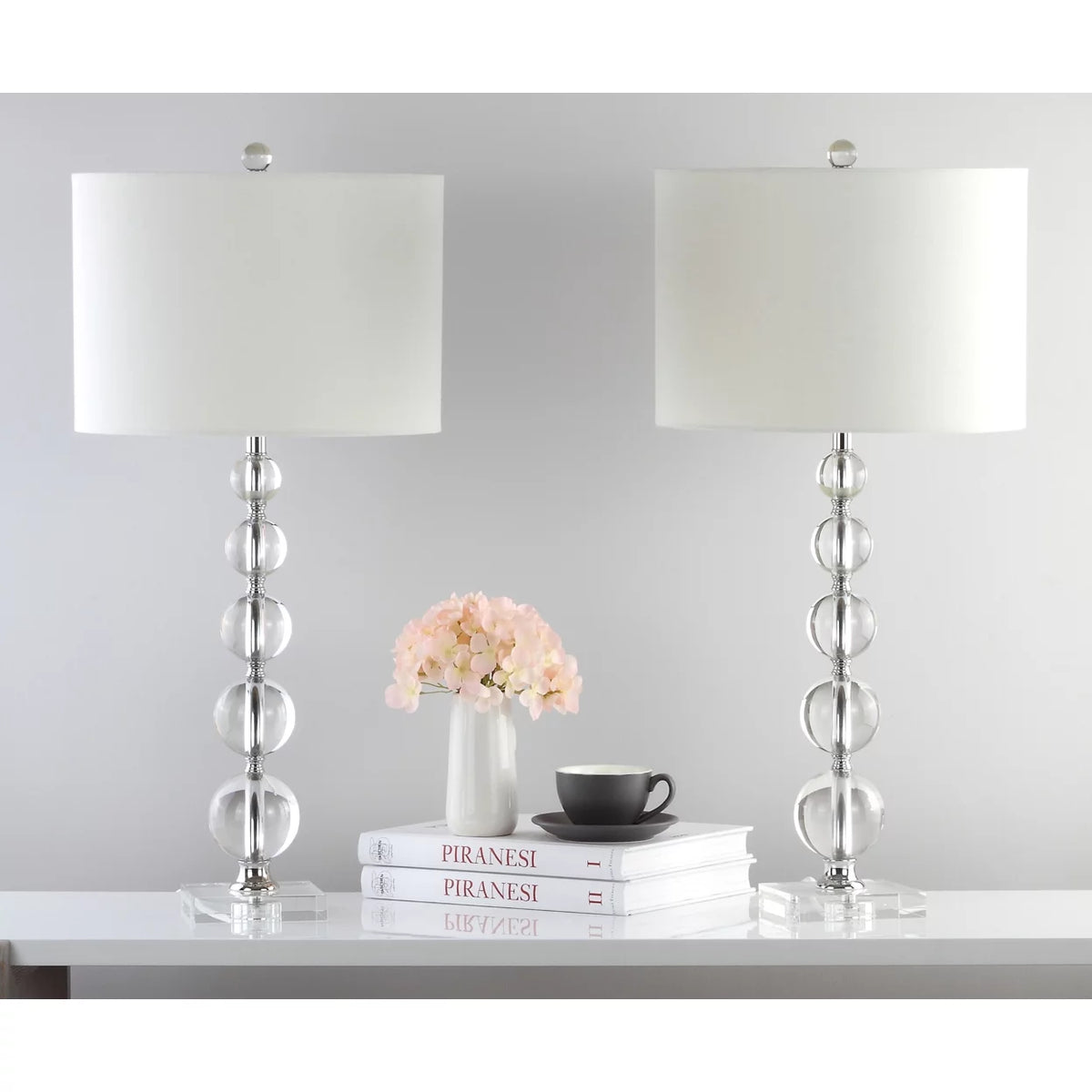 Clear Set of 2 Table Lamp Y596611