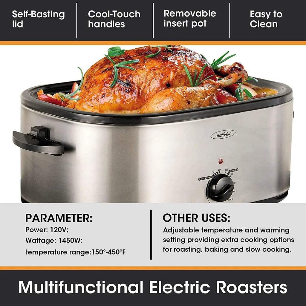 18 Quart Electric Roaster Oven F566
