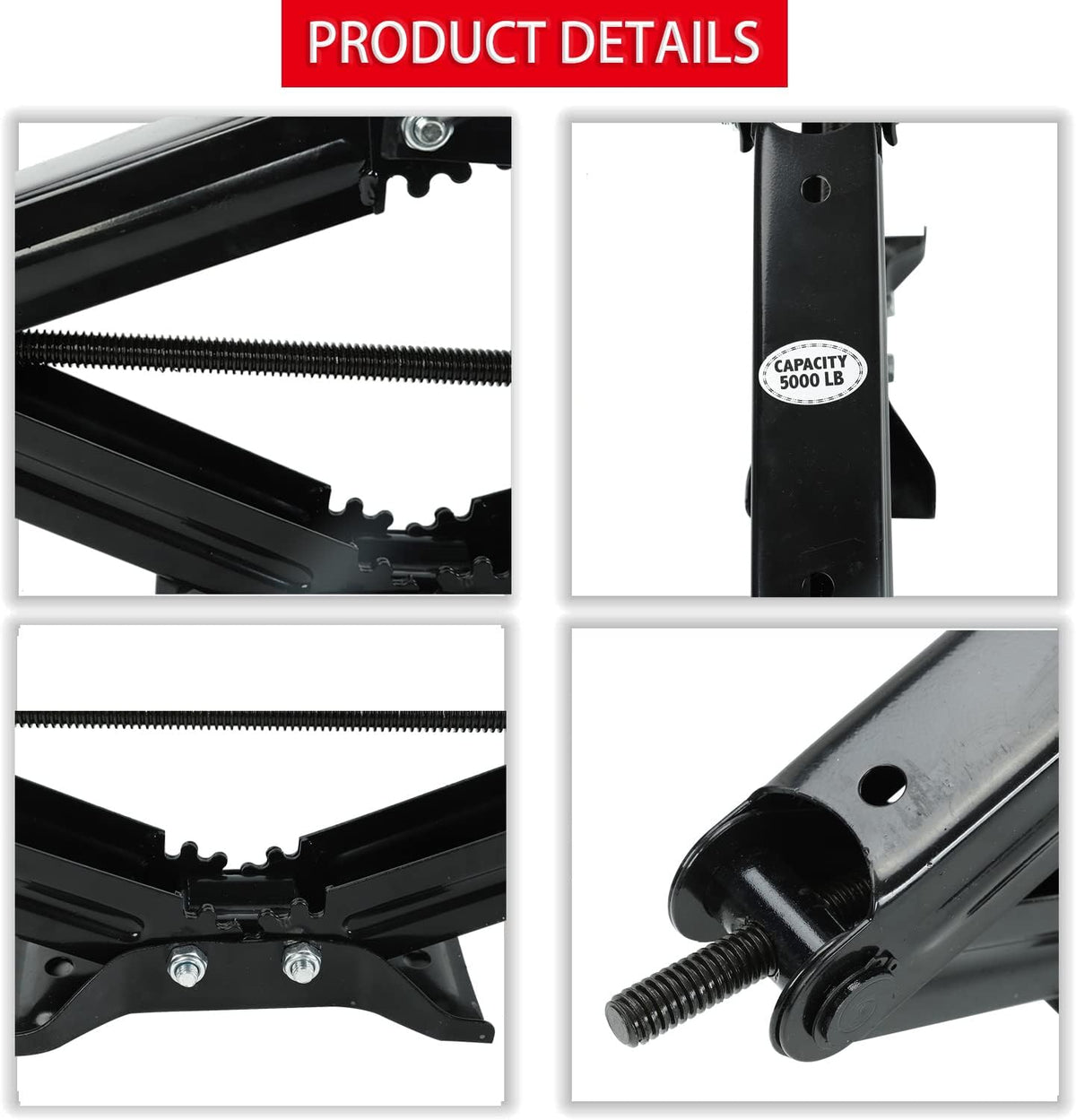 5000 lb 24 RV Stabilizing Scissor Jack, Pack of 2 D24541