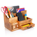 Wooden Mail Organizer with Drawer J960437