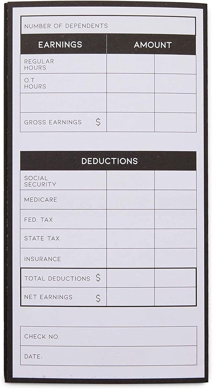 200 Pack Trifold Time Cards (5 x 8 in) G10624