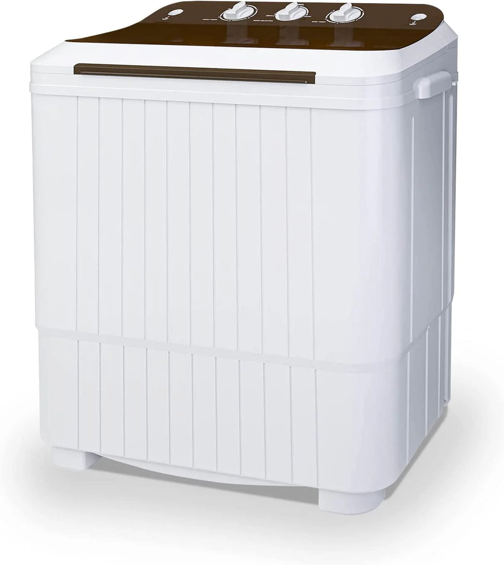 16.5lbs Compact Twin Tub Portable Washing Machine D377