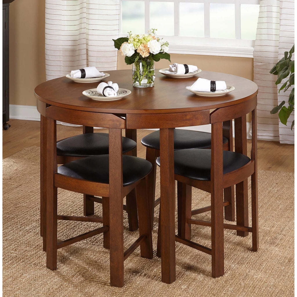5 Piece Brown MDF Dining Set R302