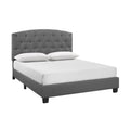 Full Size Upholstered Tufted Light Gray Bed E3356