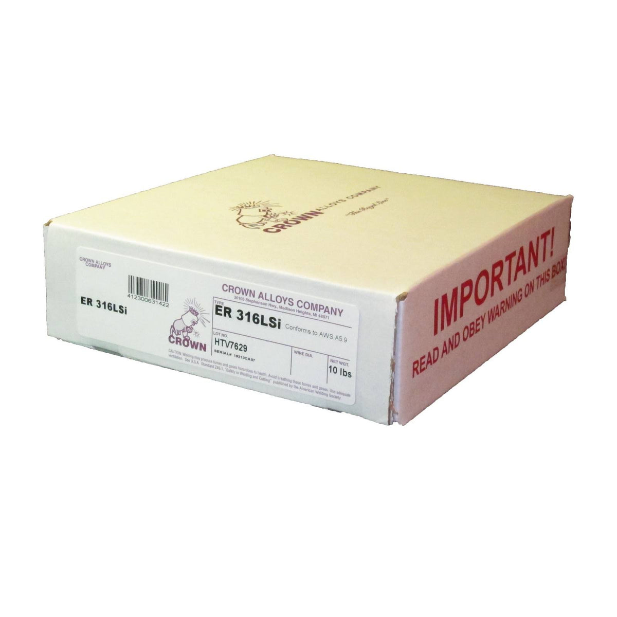 10 lb Spool Stainless Steel MIG Wire H1669