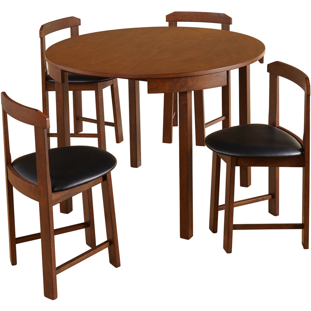 5 Piece Brown MDF Dining Set R302