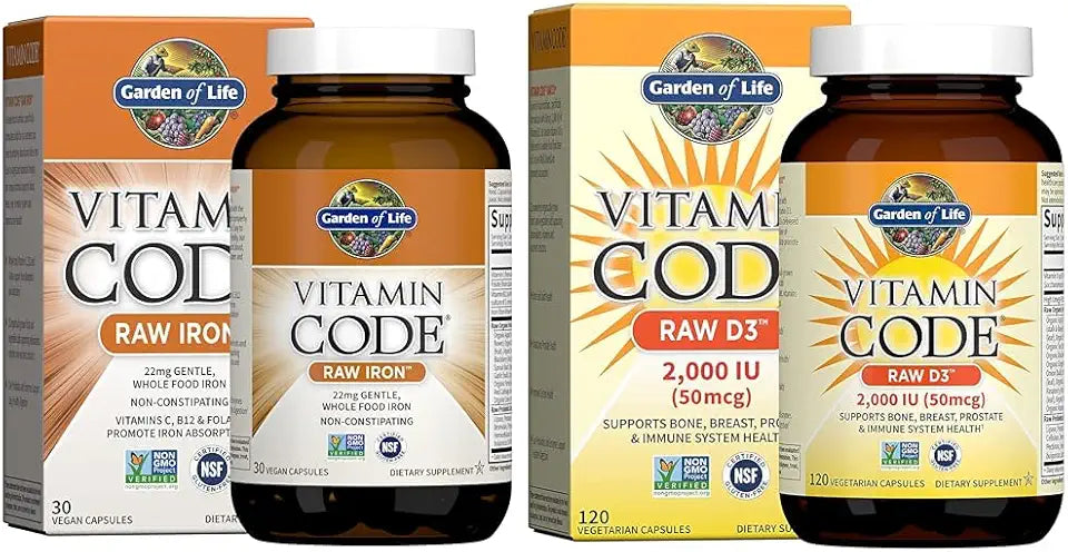 30ct Capsules & D3 2000 Iu Vitamin Supplement D412012