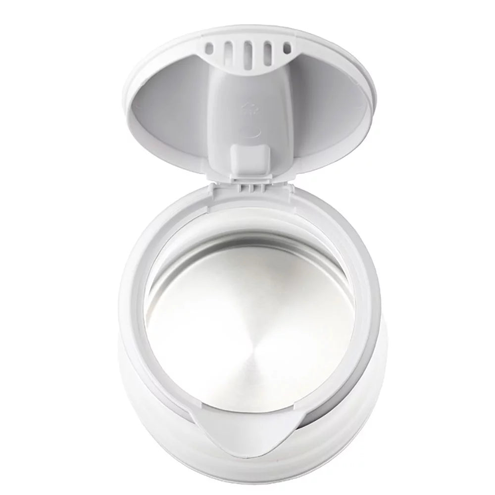 White 0.8L Collapsible Travel Kettle Q4678