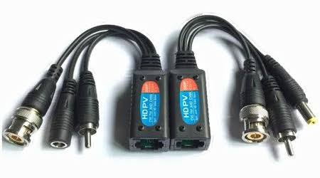 White CCTV Video and Data via UTP & RJ45 Twisted Pairs T838287