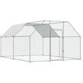 Extra Large Metal Chicken Coop Run with Cover X481