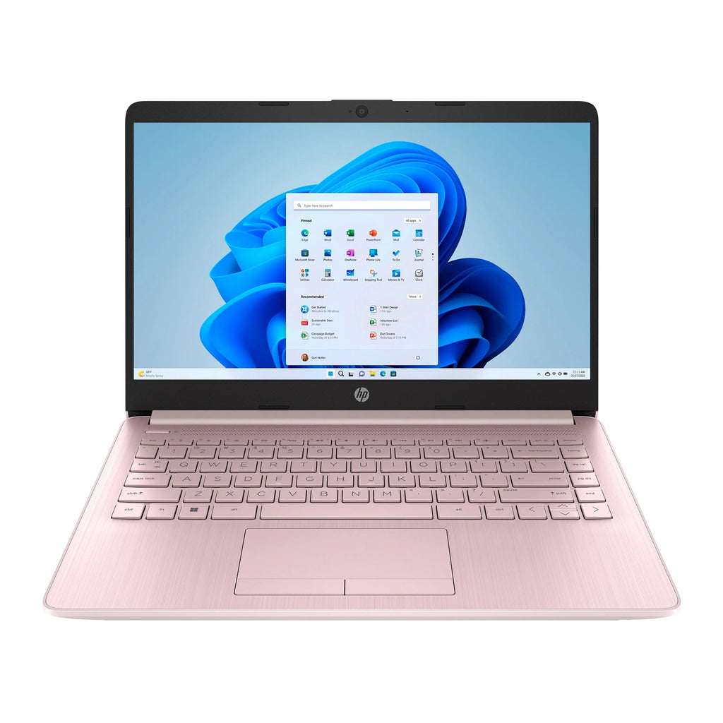 14 inch Laptop Intel Processor 4GB RAM 64GB eMMC Pink P4236