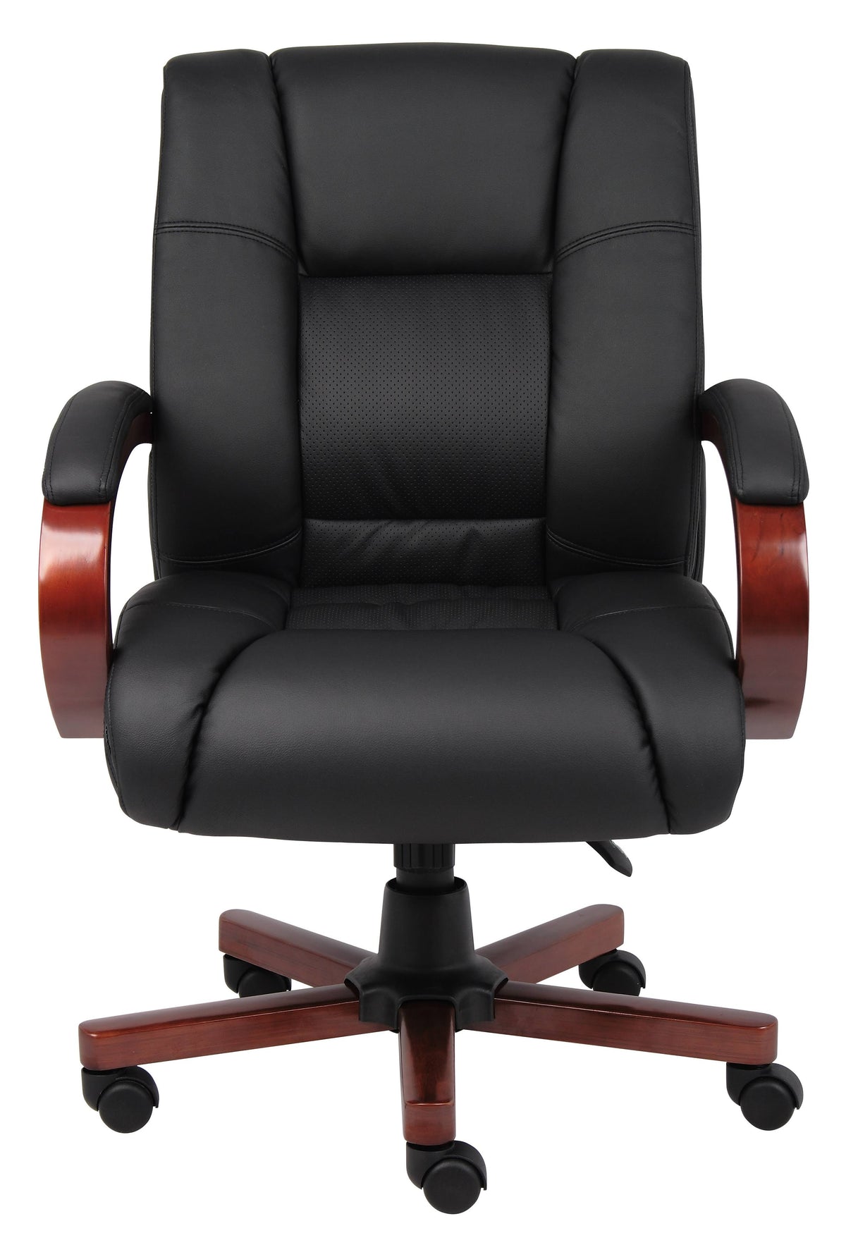 Cherry Mid Back Executive Wood Chair M8559