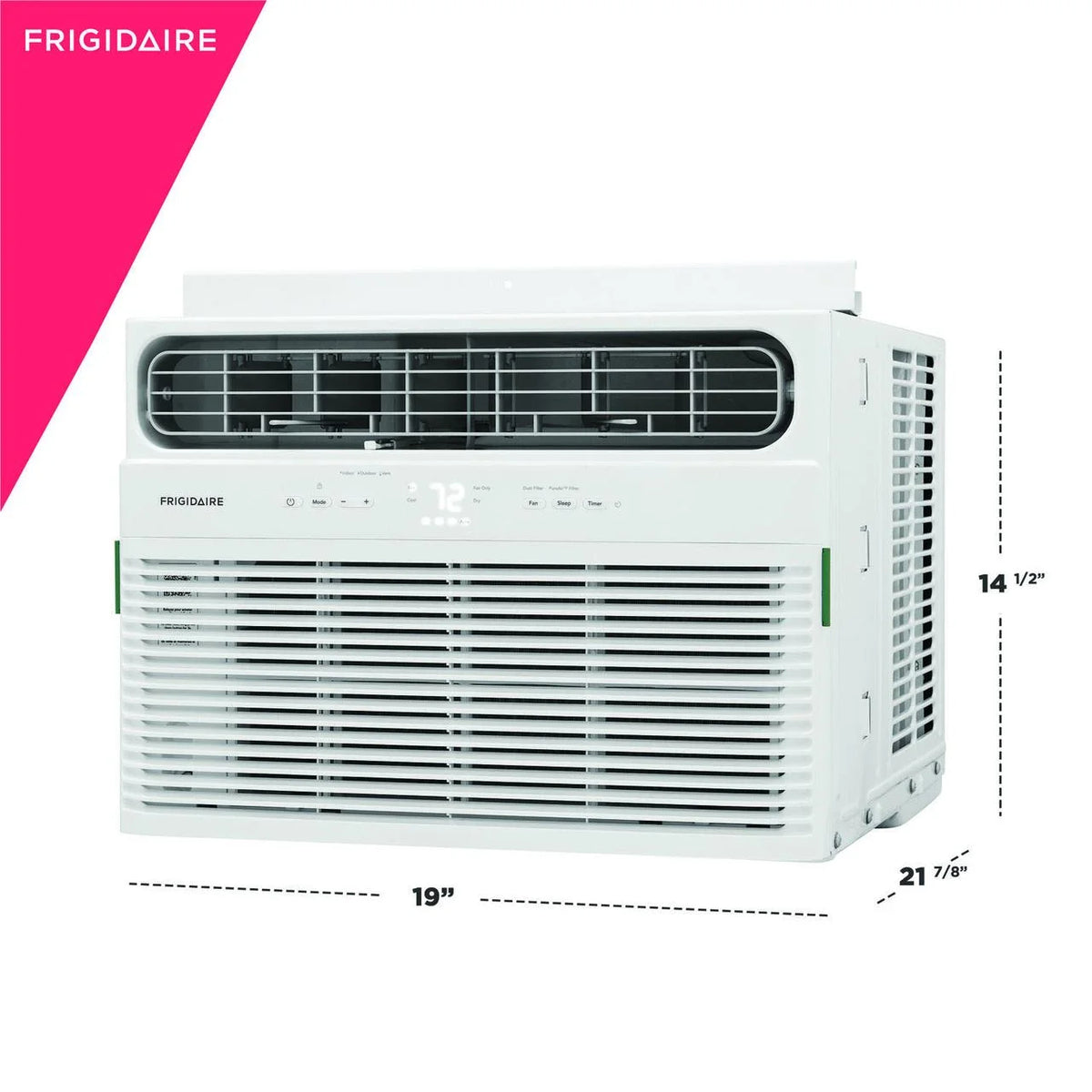 12,000 BTU Smart Window Air Conditioner with Wi-Fi and Remote in White O191343