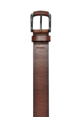 Brown Leather Casual Belt - 32 P4969