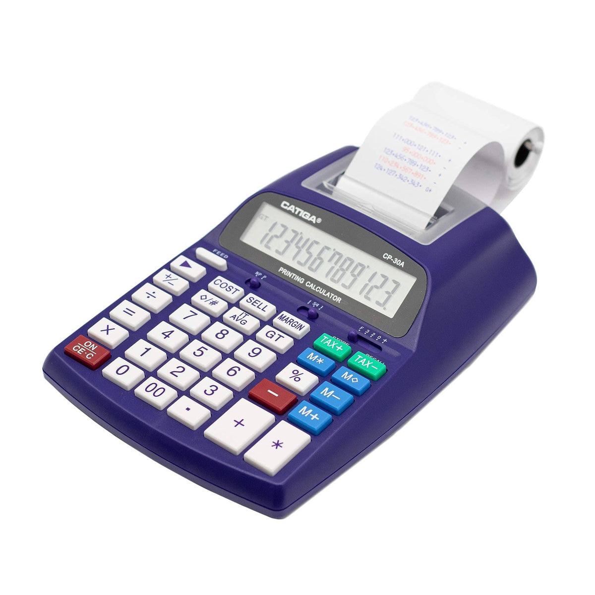 12 Digit LCD Display Printing Calculator U716