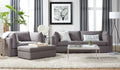 Carbon Gray 3-Piece Sofa and Cuddler Chair Set U673818