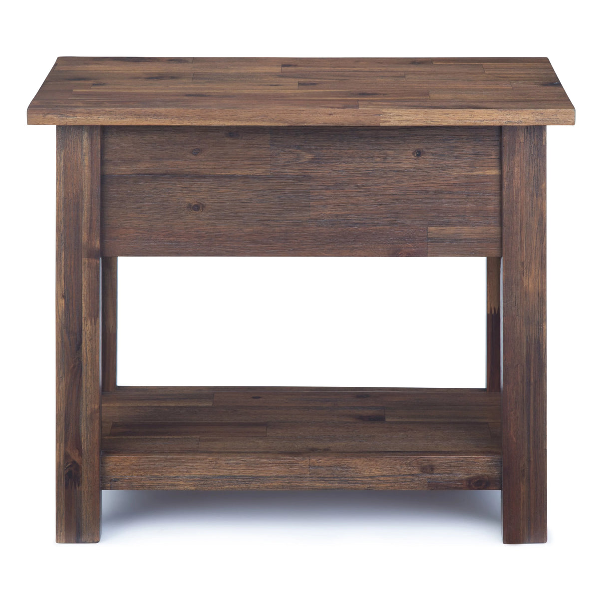 14 inch Wide Rustic Narrow Side Table J342