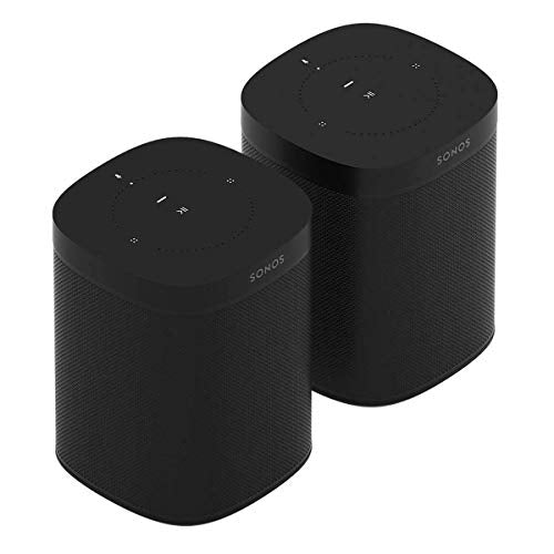 Voice Controlled Smart Speaker 2-Pack Black Q8531