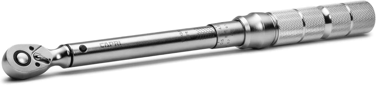 30-150 Inch Pound Industrial Torque Wrench, 1 4 Drive, Matte Chrome L882258