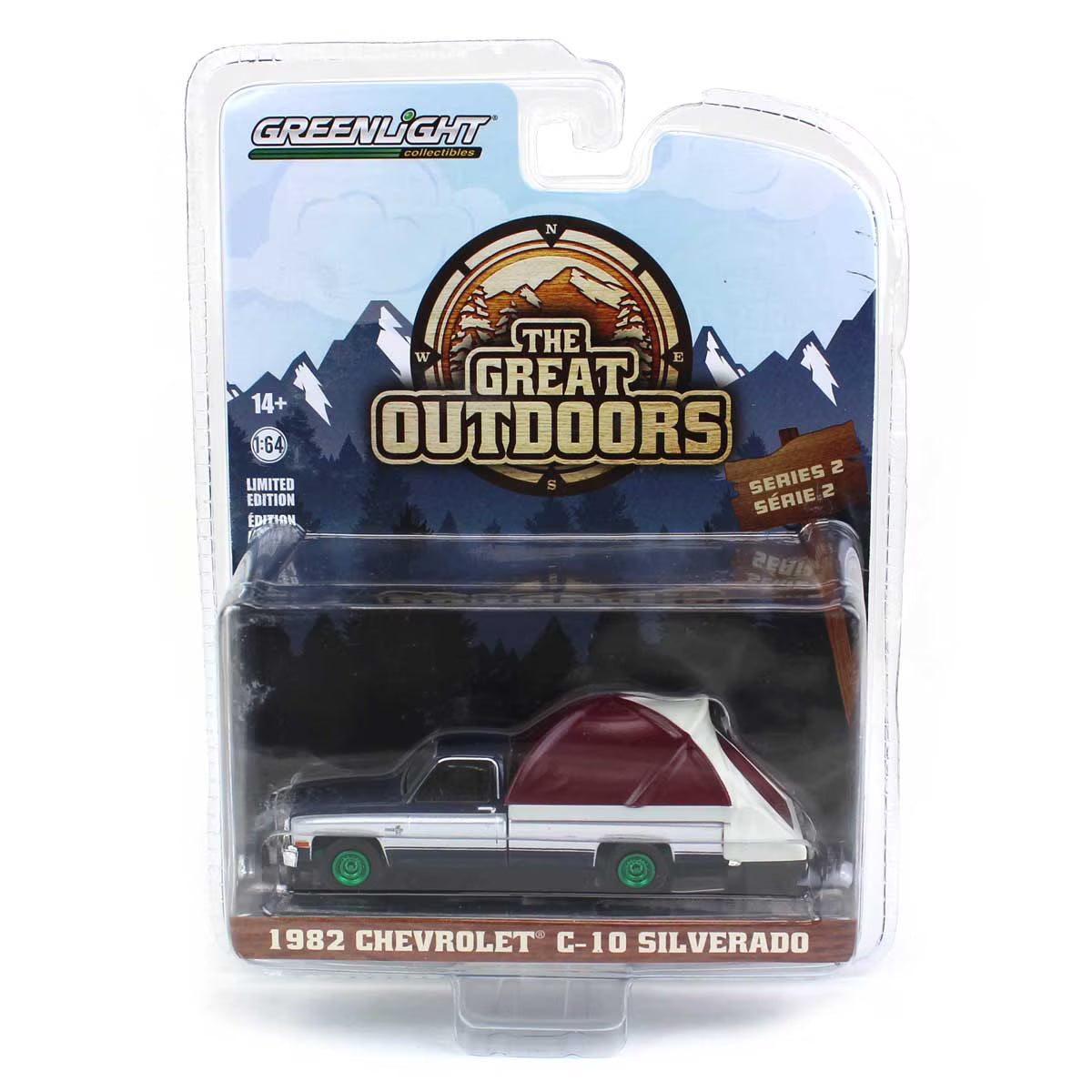 1/64 1982 Chevrolet C-10 Silverado with Truck Bed Tent S4639