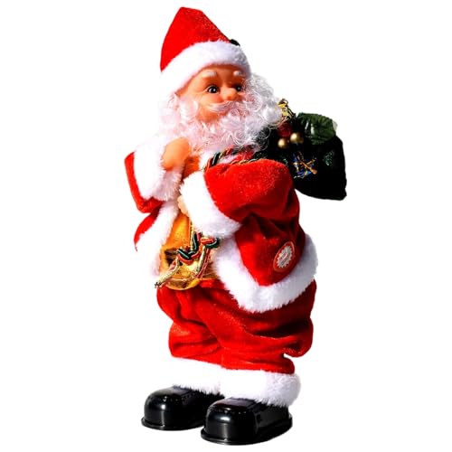 Animated Singing and Dancing Santa Claus Christmas Figurine W3882